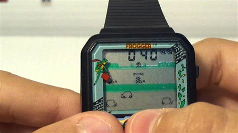 Frogger Video Game Wrist Watch by Nelsonic   YouTube