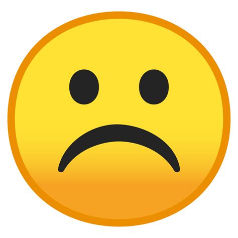 Frowning face Icon | Noto Emoji Smileys Iconset | Google