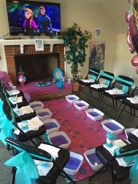 FROZEN Spa Party. Pedicures and a movie! @ Filomena Spa ...