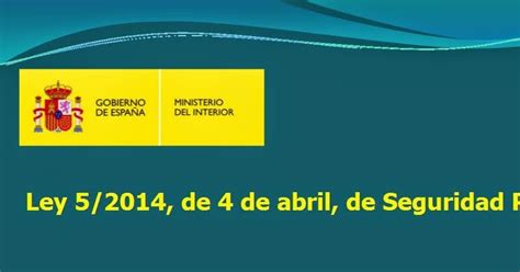 FTSP USO Las Palmas: Ley 5/2014 de Seguridad Privada ...