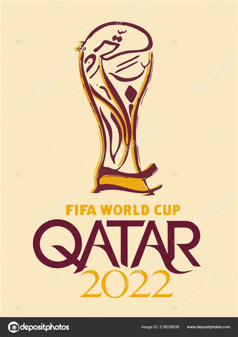 Fußball Weltmeisterschaft 2022 Katar   Vektorgrafik: lizenzfreie ...