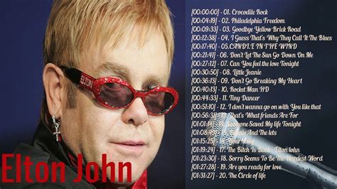 Full Album Of Elton John Greatest Hits   Elton John Best Collection ...