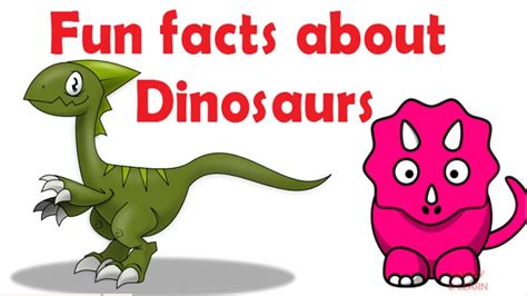 Fun facts about dinosaurs for kids   information about ...