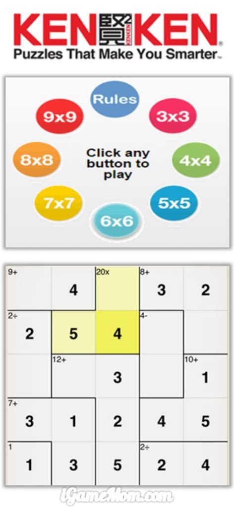 Fun Logic Games for Math Skills   KenKen