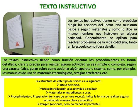 Funcion Y Estructura Del Texto Instructivo   2020 idea e ...