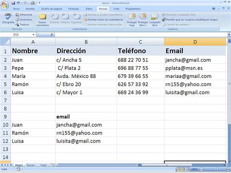 Funciones Excel busqueda y referencia y base de datos