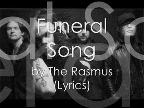 Funeral Song by The Rasmus  On Screen Lyrics    YouTube