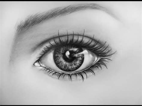 funny pictures: Eye drawing simple for female eye