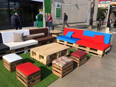 Furniture with Pallets in Leroy Merlin Spain | Pallet ...