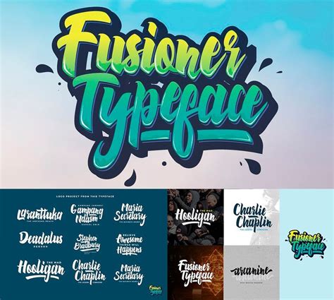 Fusioner Typeface   Descarga esta fuente Gratis Ahora! Graffiti ...