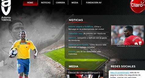 Fútbol Ecuador Ecuatorianos en el exterior Antonio Valencia lanza su ...