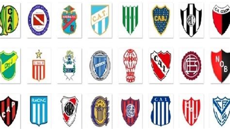 Fútbol: El ránking de los escudos de los equipos de la Primera ...