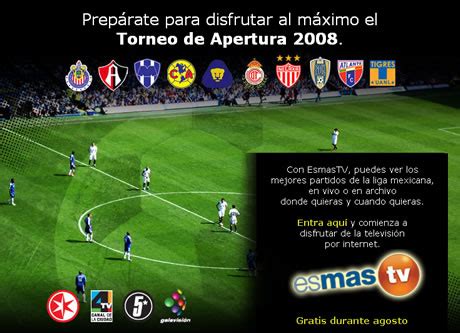 Futbol mexicano en internet en Televisa