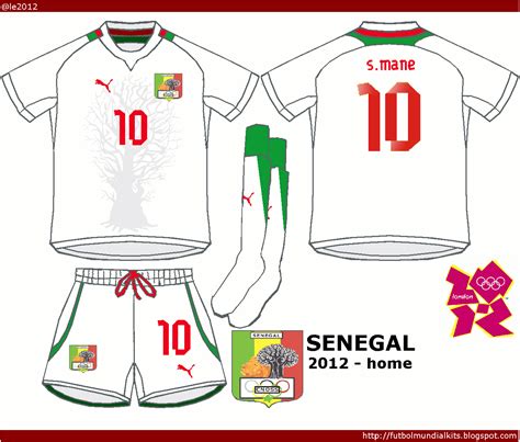 Fútbol Mundial Kits   Uruguay: Selección de Senegal   2012 ...