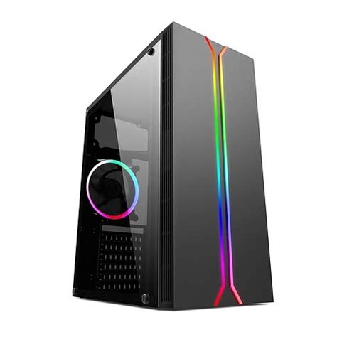Gabinete Gamer sem fonte Liketec Rainbow RGB