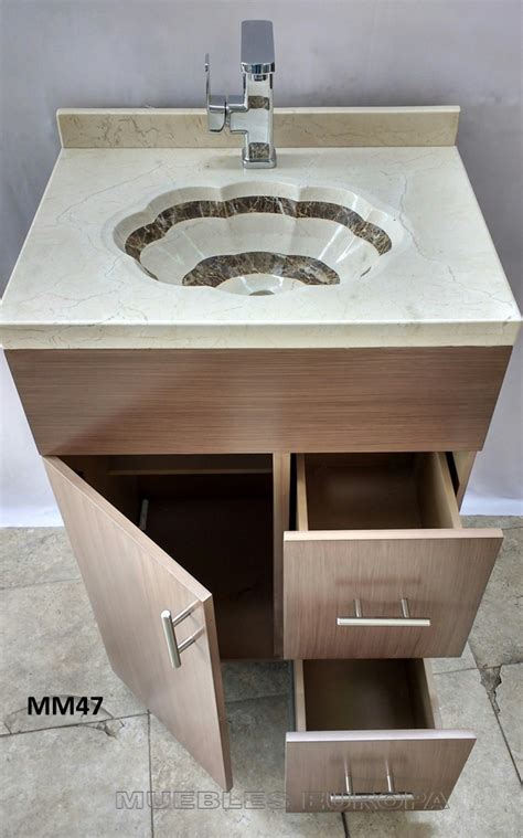 Gabinete Mueble Para Baño Con Lavabo Marmol Nuevo Moderno   $ 7,999.00 ...