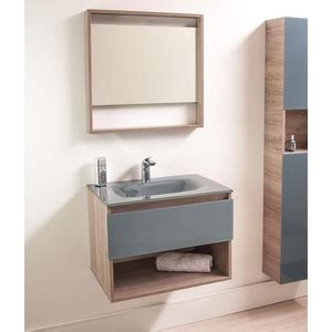 Gabinete para Banheiro Morrice 60 44,5x60x44cm Cinza Claro ...