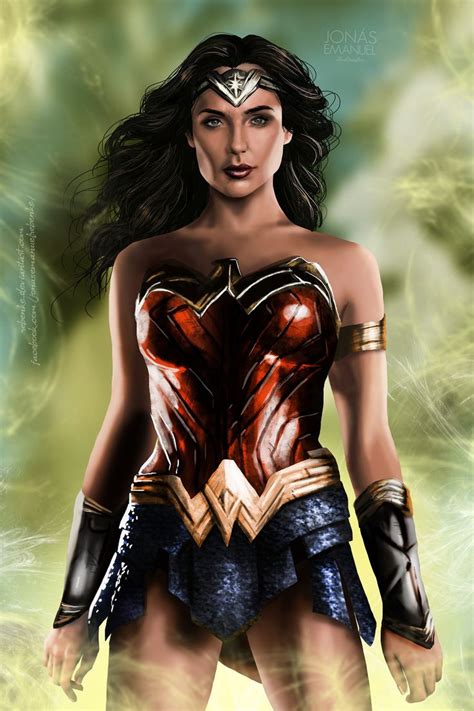 Gal Gadot as Wonder Woman | Wonder woman fan art, Wonder ...