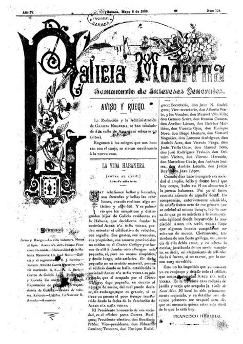 Galicia Moderna. Núm. 158, 6 de mayo de 1888 | Biblioteca Virtual ...