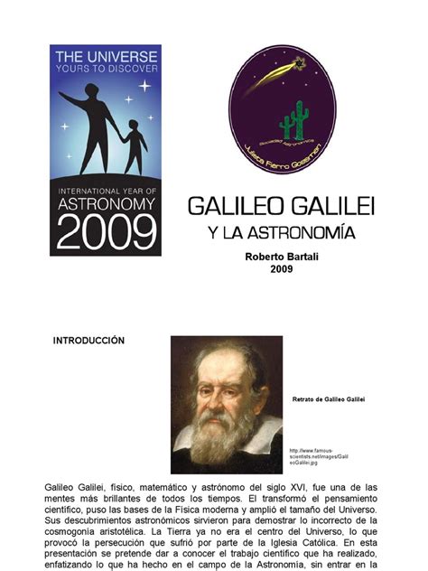 Galileo Galilei y la Astronomia | Galileo Galilei | Saturno | Prueba ...