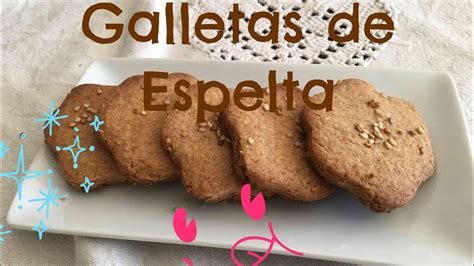 Galletas de Espelta   Recetas By Fany   YouTube