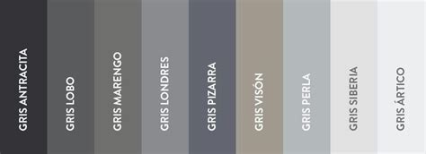 Gama de grises | Paletas de colores grises, Colores ...