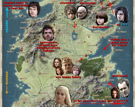 Game Of Thrones: Game Of Thrones Map