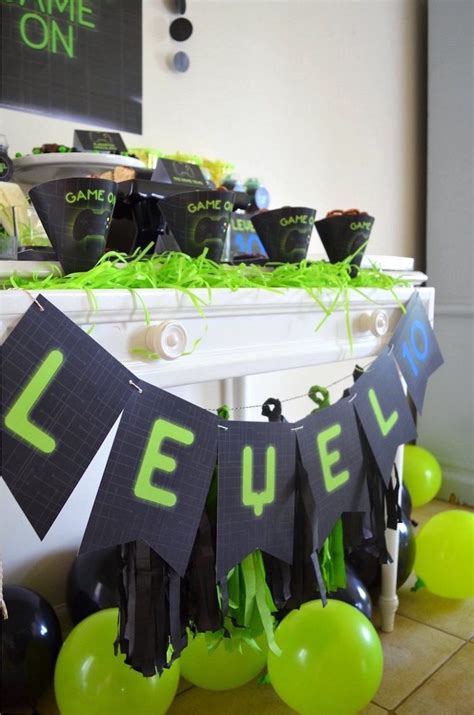 Gaming + Video Gamer Birthday Party | Boy Party Ideas ...