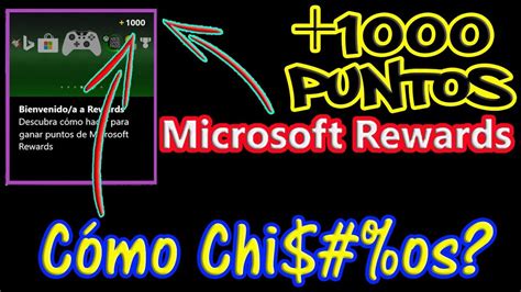 Gana 1000 Puntos De Microsoft Rewards | Cómo Chin#€%os ...