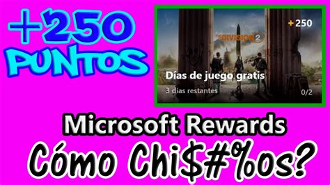 Gana 250 Puntos De Microsoft Rewards En The Division 2 ...