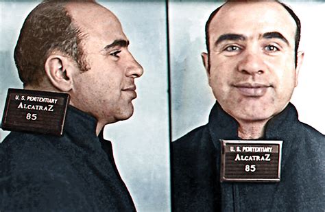 Gangster Al Capone poses for a mugshot on his arrival at ...