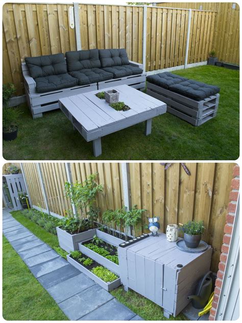 Garden Couch & Closet | Pallets garden, Diy pallet ...