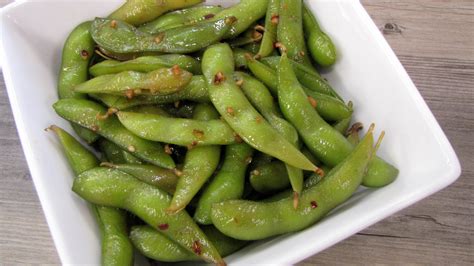 Garlic Chile Edamame — Food and Nutrition