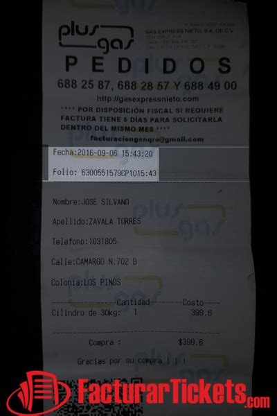 Gas Express Nieto   Facturacion de Tickets en Linea