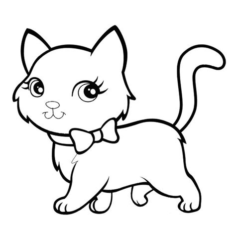 Gato dibujo: como dibujar la silueta de un gato | Gatos ...