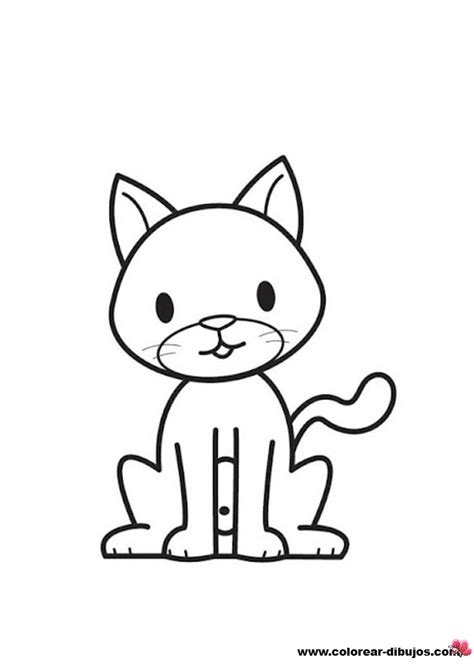 Gatos para dibujar faciles   Imagui