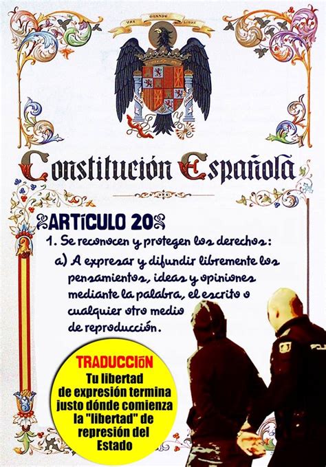 GAtos Sindicales: El artículo 20 de la Constitución