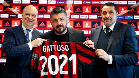 Gattuso enamora al AC Milan y seguirá hasta 2021