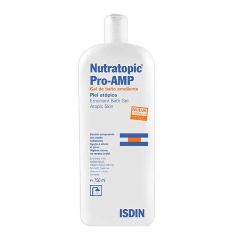 Gel de baño Isdin Nutratopic pro AMP emoliente piel ...