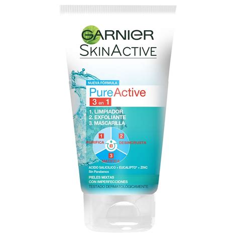 Gel Limpiador Facial Garnier Skin Active Pure Active 3 en ...