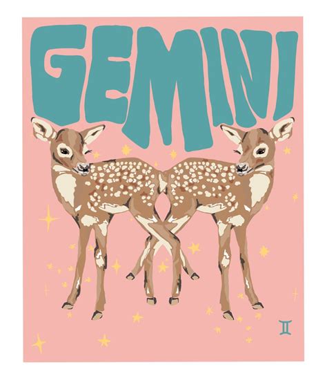 GEMINI BY OJP in 2021 | Gemini art, Zodiac art, Astrology art print