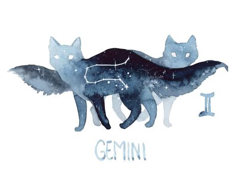 Gemini by ThreeLeaves on DeviantArt | Gemini animal, Gemini spirit ...