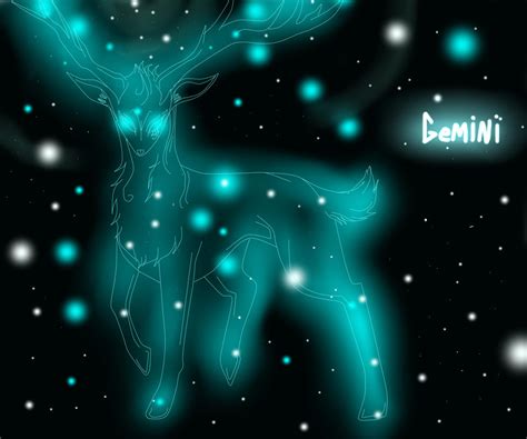 Gemini s spirit animal the Deer by Jesphire on DeviantArt