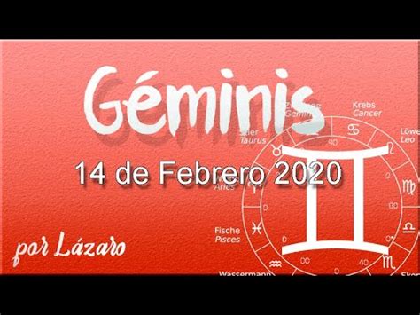 GEMINIS Horóscopo de hoy 14 de Febrero 2020 | El mejor ...