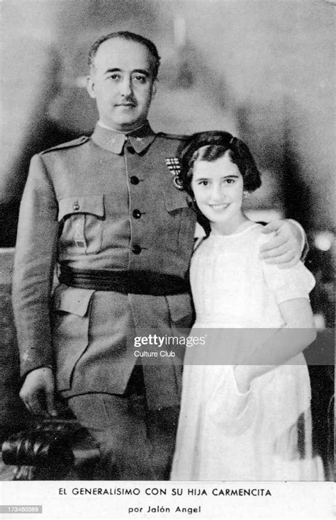 General Franco with his daughter Carmencita. Spanish military... News ...