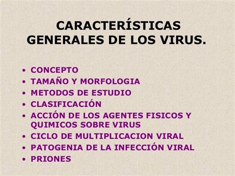Generalidades virus
