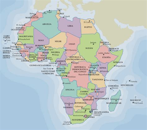 Geografía en vivo: PAÍSES Y CAPITALES DE ÁFRICA
