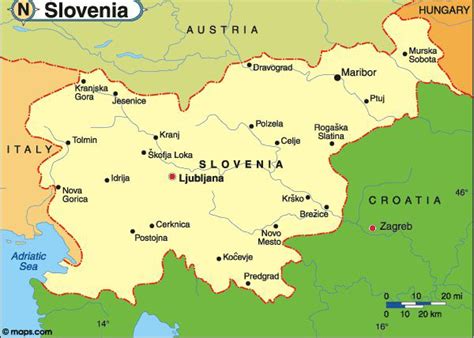 Geografia Europei: Statele continentului Europa – Slovenia