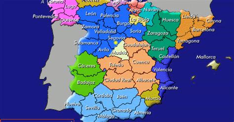 Geografía: Juego Interactivo Provincias España