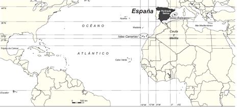 Geografía: Localización y situación de España